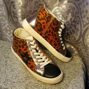 Penelope size 10 shoes unisex chetah/leopard